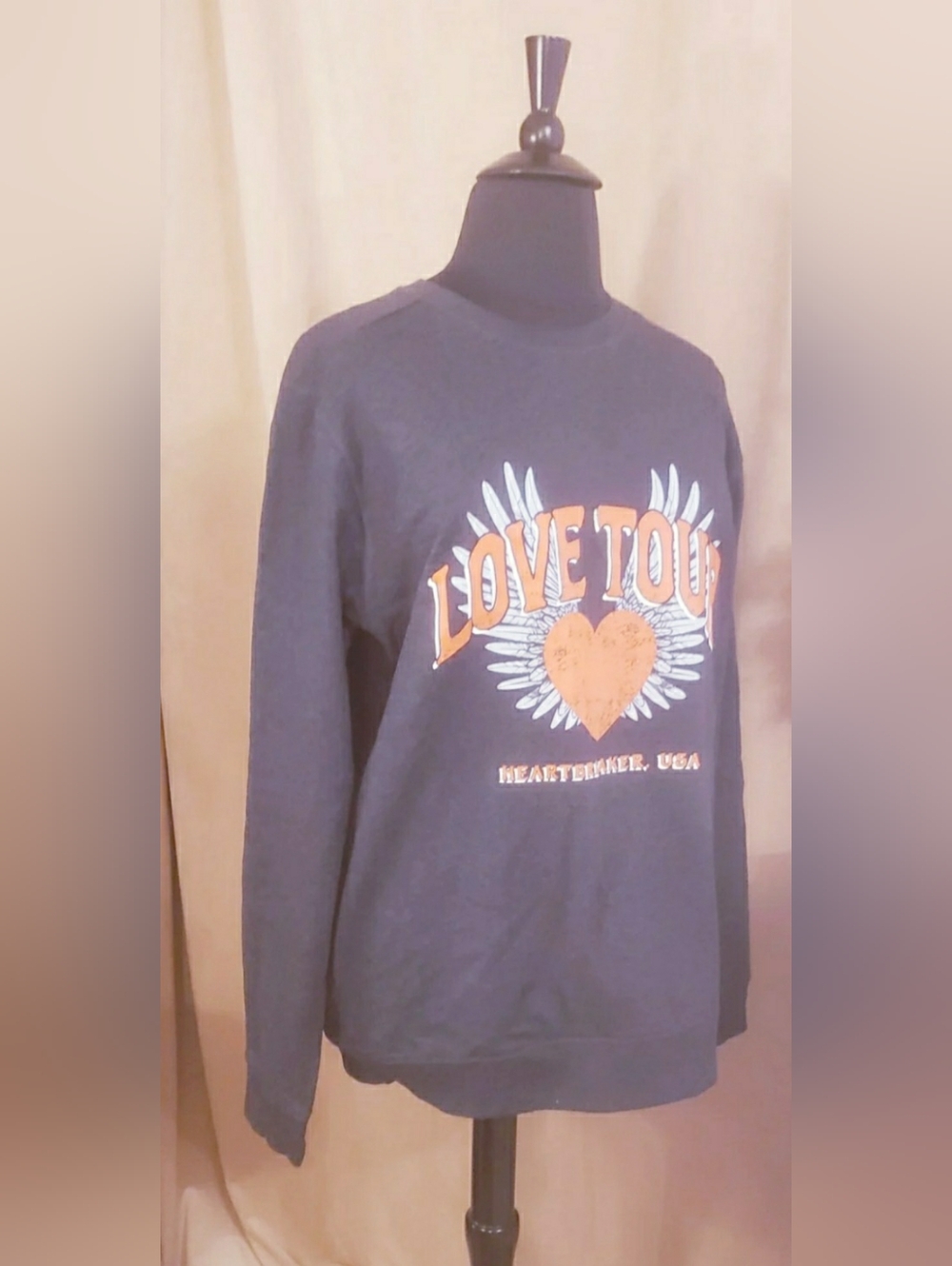 VICI COLLECTION "LOVE TOUR" GRAPHIC PULLOVER